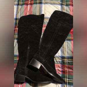 Vince Camuto black OTK boots